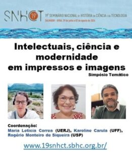 19° Seminário Nacional de História da Ciência e da Tecnologia