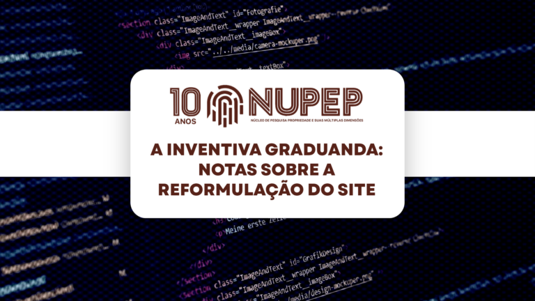 A Inventiva Graduanda: Notas sobre a Reformulação do Site